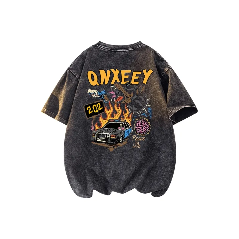 Qnxeey T Shirts Unisex-0