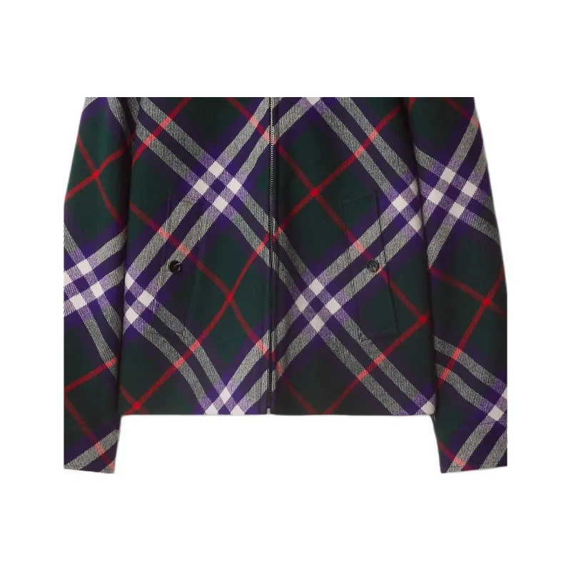 Burberry Jackets Coats Men's Purple-2