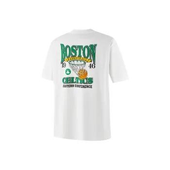 NBA Boston Celtics Team T Shirts Unisex White