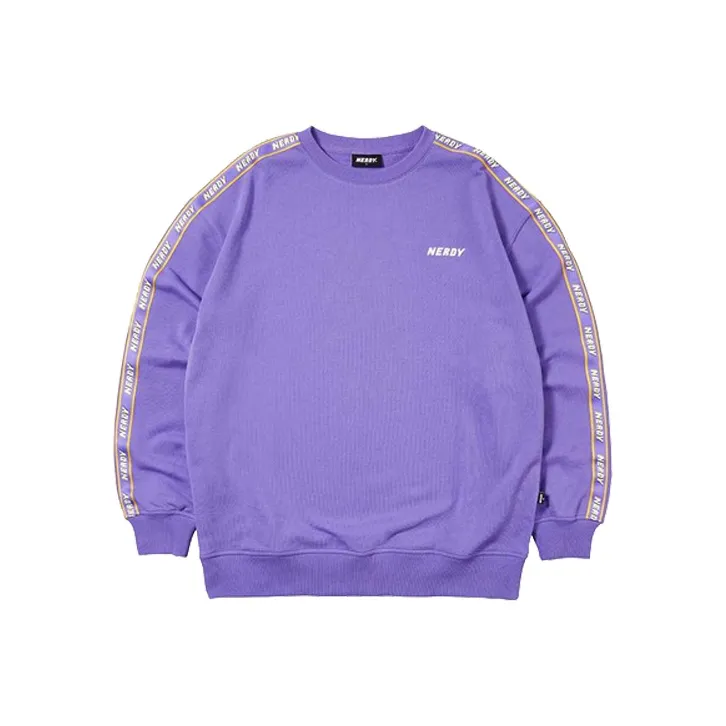 NERDY SS21 Sweatshirt Unisex Purple-0