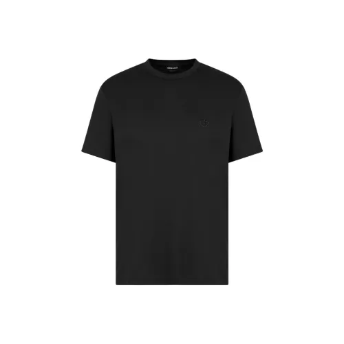 GIORGIO ARMANI Cotton y265e T shirt With Embroidered Logo