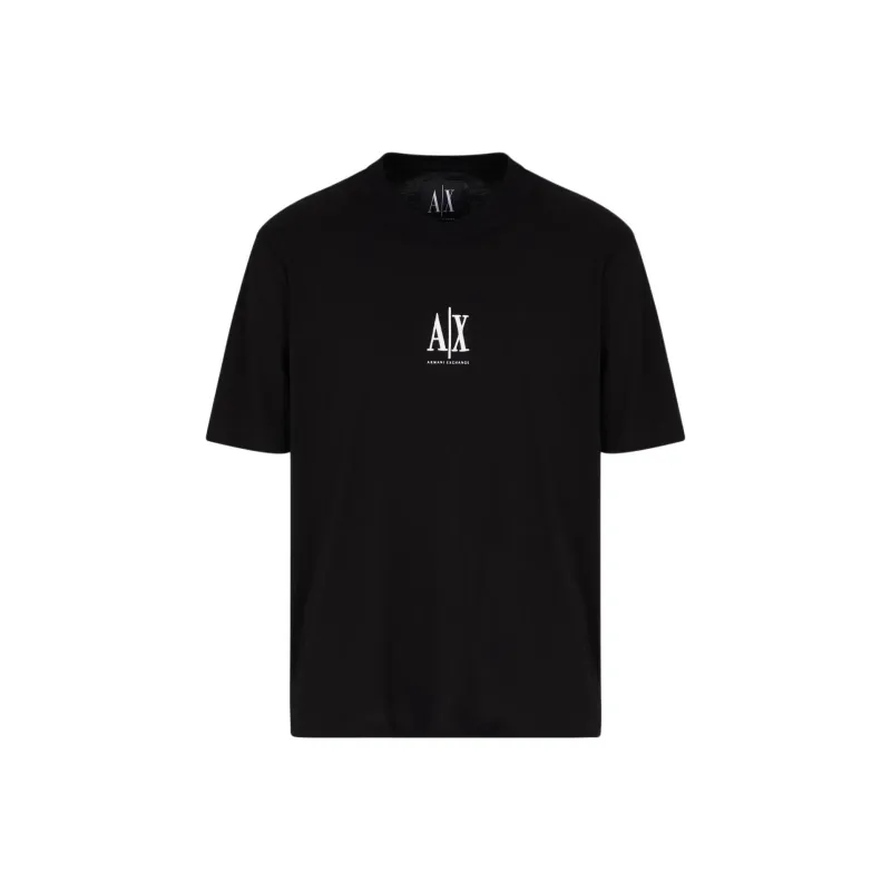 ARMANI EXCHANGE Logo embroidered T shirt-0