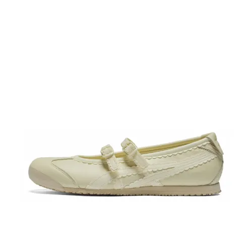 Onitsuka Tiger Slip Resistant, Breathable, Lightweight Low Top Casual Shoes Women's Beige