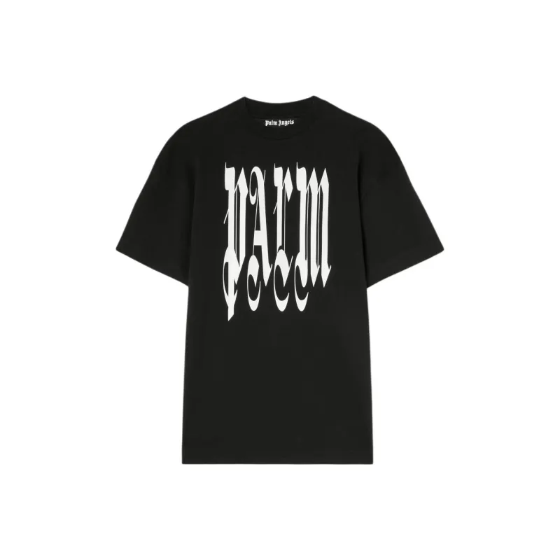 PALM ANGELS Gothic Palm Tee -0