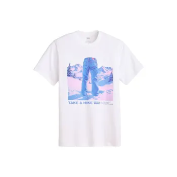 Levis T Shirts Men White