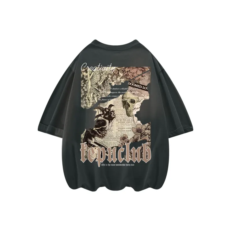 Kepu Short Sleeved T Shirts Unisex-18