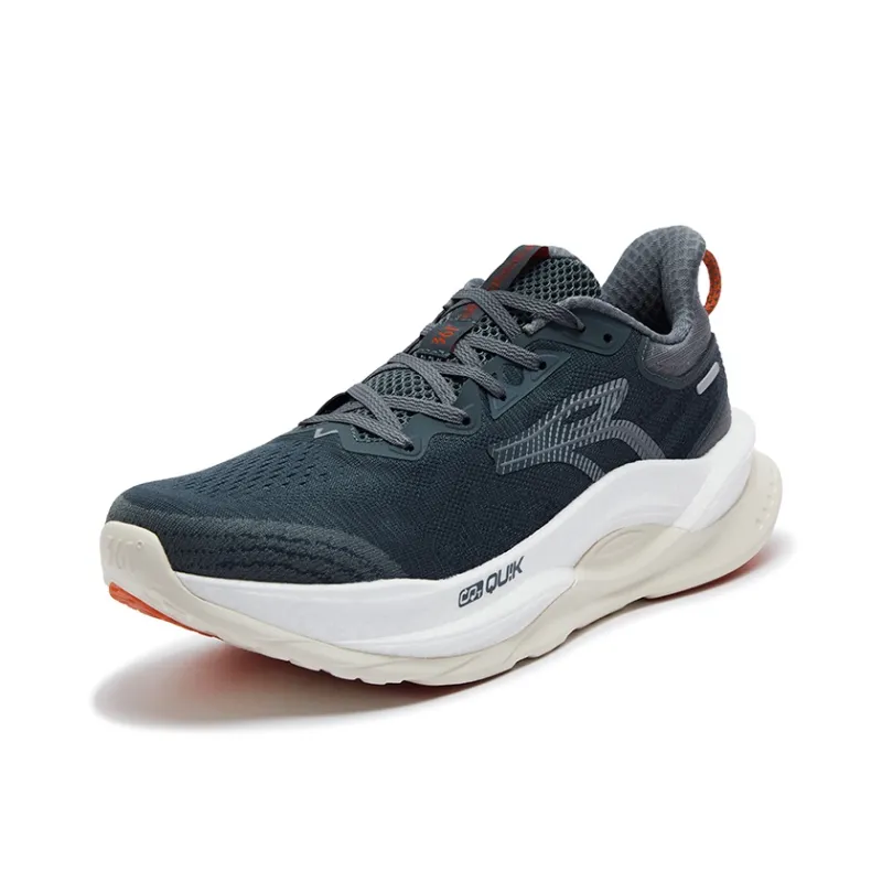 361° Fiery Red 5 Anti Slip Wear Resistant Low Top Training Running Shoes Men's Lunar Gray Graphite Gray-1