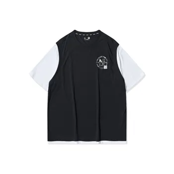 QIAODAN T Shirt Men's Black/Jordan White