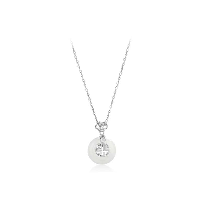 CANHUI Chalcedony Jade Necklaces Unisex-0