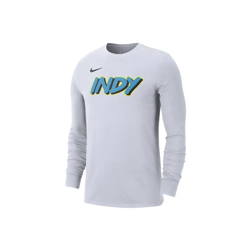 Nike Indiana Pacers Essential City Edition Men's Nike Nba Long Sleeve T Shirt-0