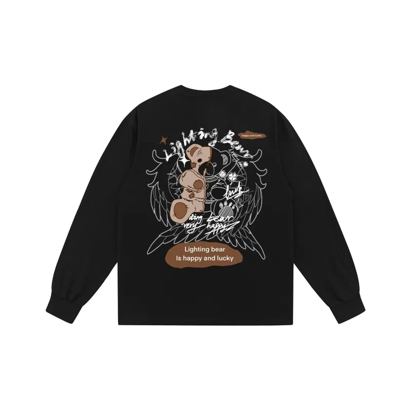 LIGHTNING BEAR T Shirts Unisex-0