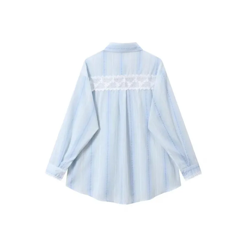 PLAY BUSH Shirts Women's Blue-1