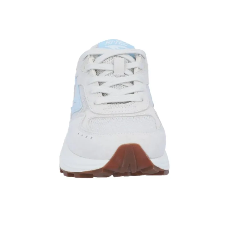 HI TEC Anti Slip Wear Resistant Low Top Casual Shoes Unisex White Blue-5