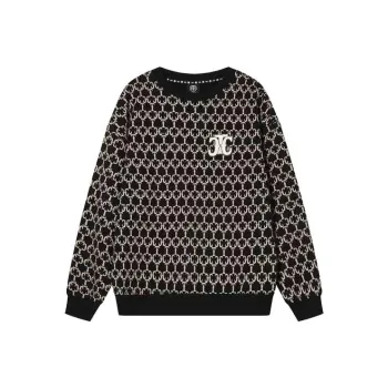 TCH Sweatshirts Unisex Black With White Logo
