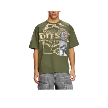 DIESEL Graphic Patch T Shirt