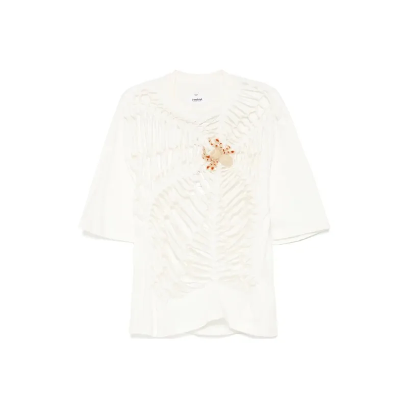 Doublet Protein Spider Web T shirt-0