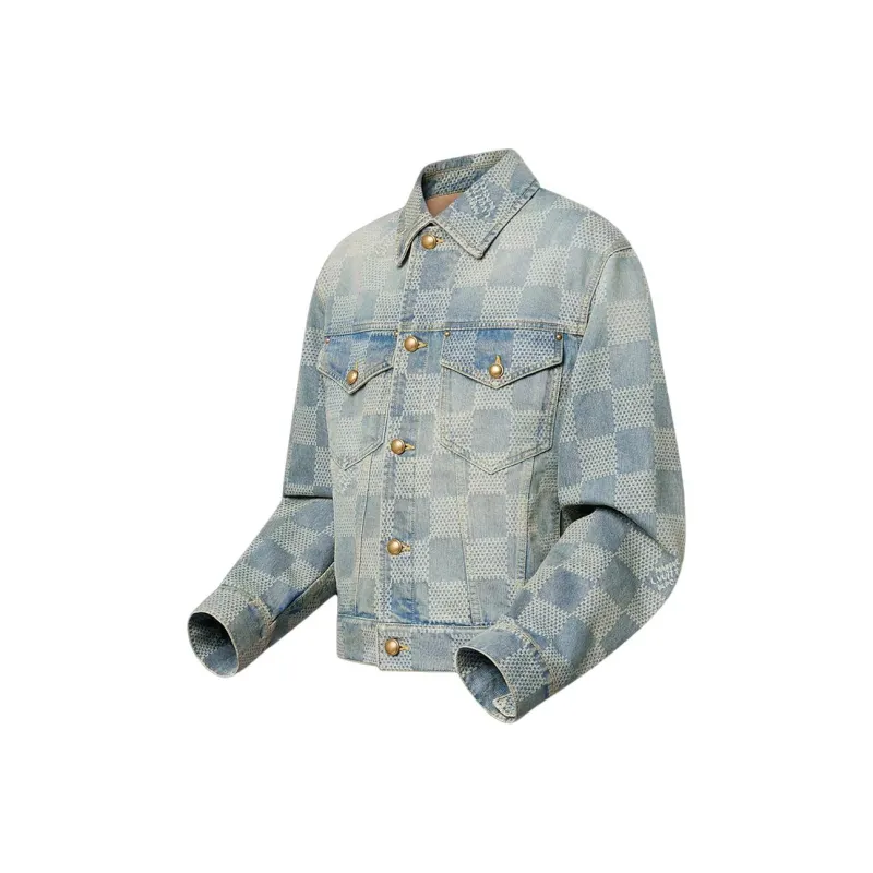 LOUIS VUITTON Damier Classic Denim Jacket-2