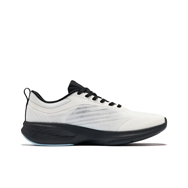 Erke Cushioning Breathable Low Top City Commute Running Shoes Men's Microcrystal White Misty Blue-1
