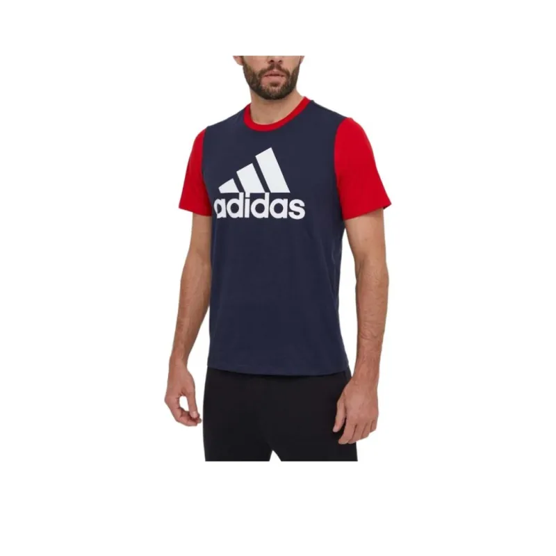 Adidas Essentials Single Jersey Big Logo T Shirt-0