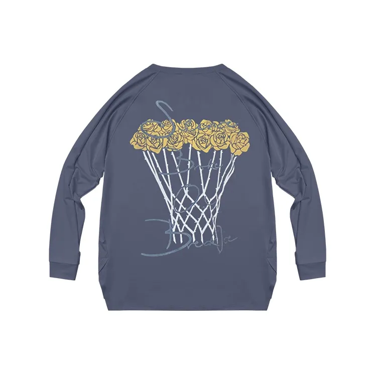 BKCXZICE American Vintage Sports Long Sleeved Loose Fit Breathable T Shirt Unisex-5