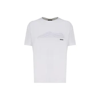 HUGO BOSS Logo Printed Crewneck T Shirt