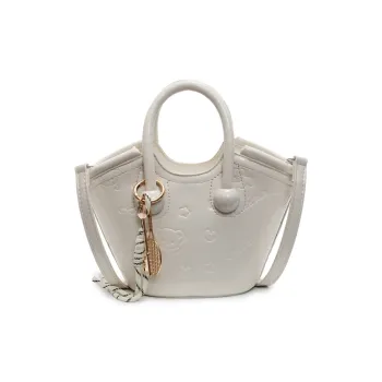 DALO PU Handbag Women's Ecru/Pink/Green/Black