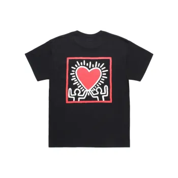 WACKO MARIA x ·/Keith Haring FW24 T Shirt Unisex Black