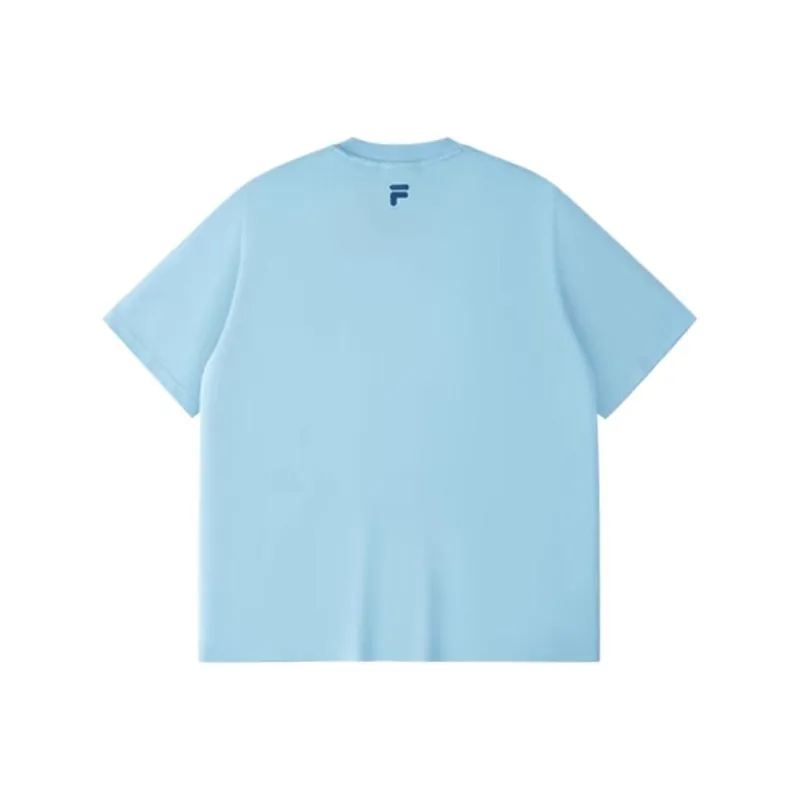 FILA FUSION FOB Collection FUSION LIFE T Shirt Unisex Sky Blue LB-1