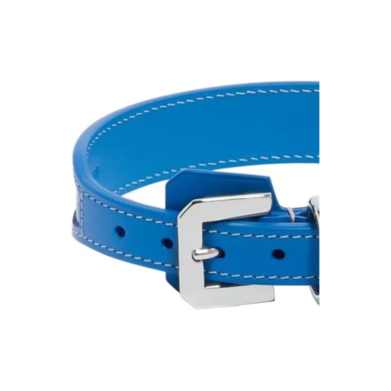 GOYARD Goyardine Canvas With Clamecy Cow Leather Dog Teeth Collar Bag Accessory Unisex Blue-3