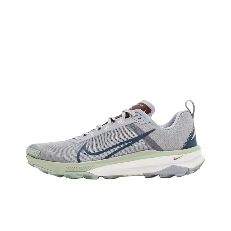 Nike Kiger 9 Anti Slip Wear Resistant Low Top Casual Running Shoes Men's Gray Blue-0