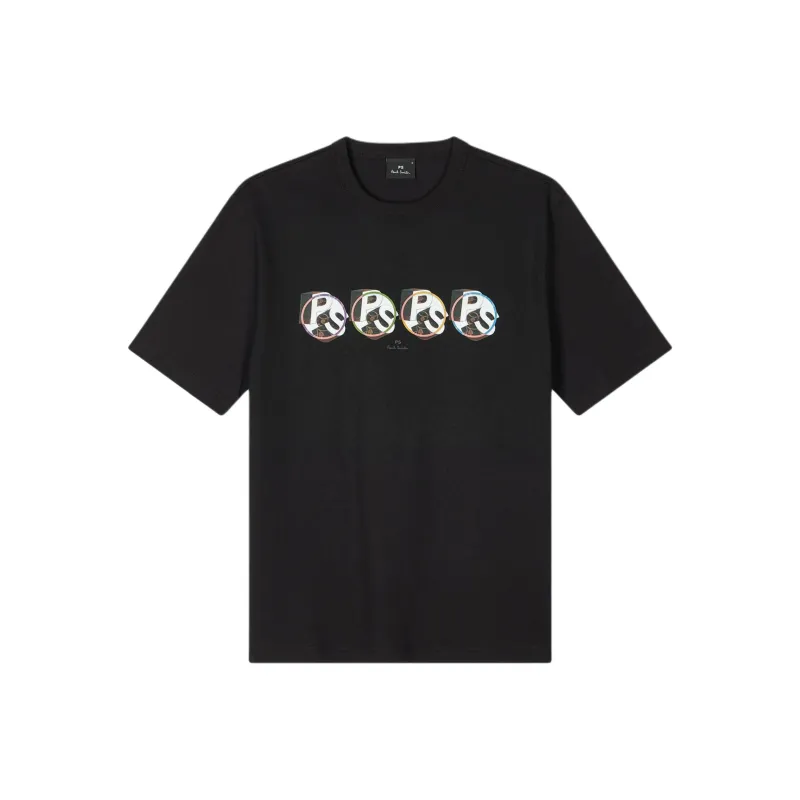 Paul Smith Ps Circle Logo print T shirt-0