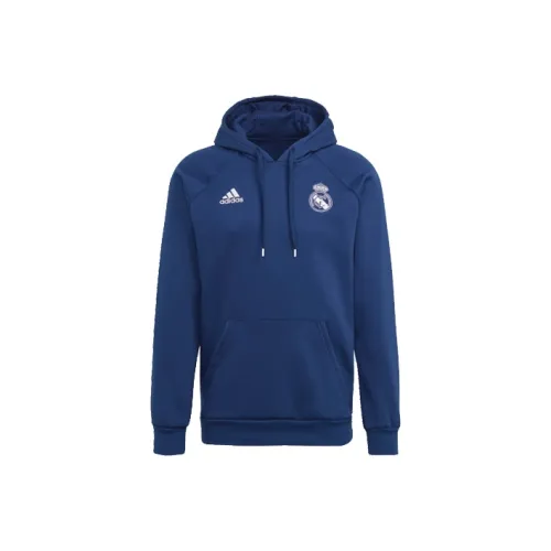 Adidas Real Madrid Sweatshirts Men Blue