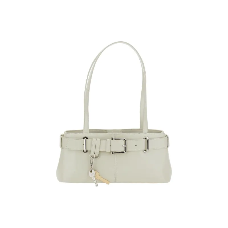 OSOI Leather Shoulder Bag Women's White-0