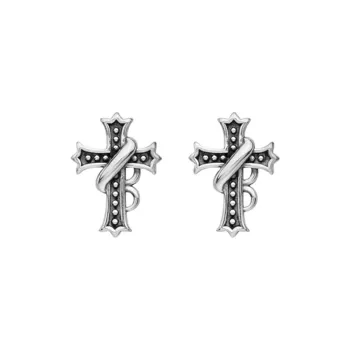 JKEM Titanium Steel Stud Earrings Unisex