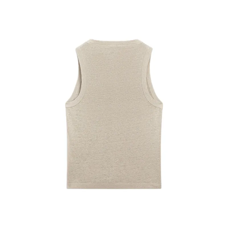Massimo Dutti Tank Tops Women's Green-1