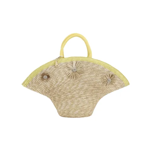 La Milanesa Straw Handbag Women's Light Umber