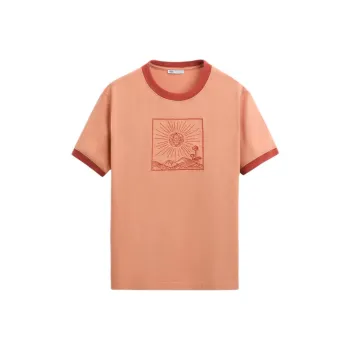 ZARA T-Shirts Men Ochre Red