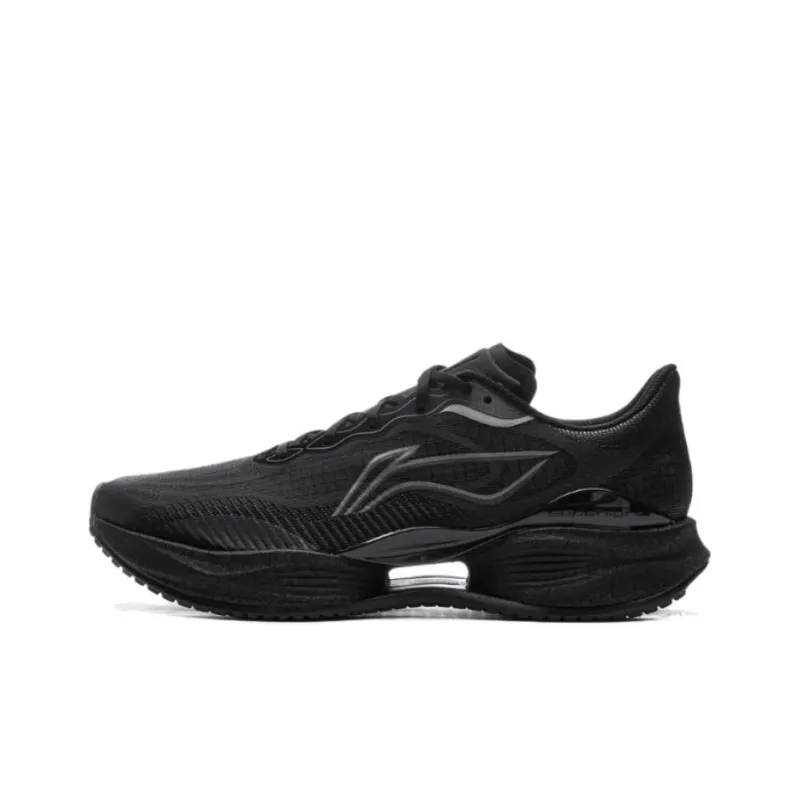 LiNing Super Light 22 Cushioning, Slip Resistant, Abrasion Resistant, Breathable Low Top Running Shoes Women's Black-0