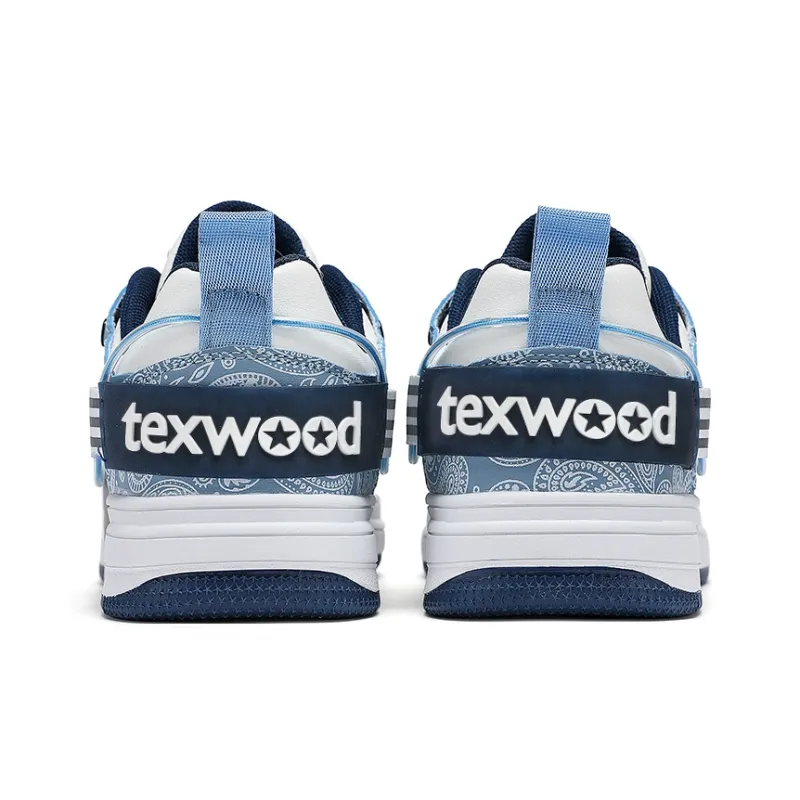 TEXWOOD Anti-Slip And Wear-Resistant Height Increasing Coverage Low-Top Skateboard Shoes Men's Box-5