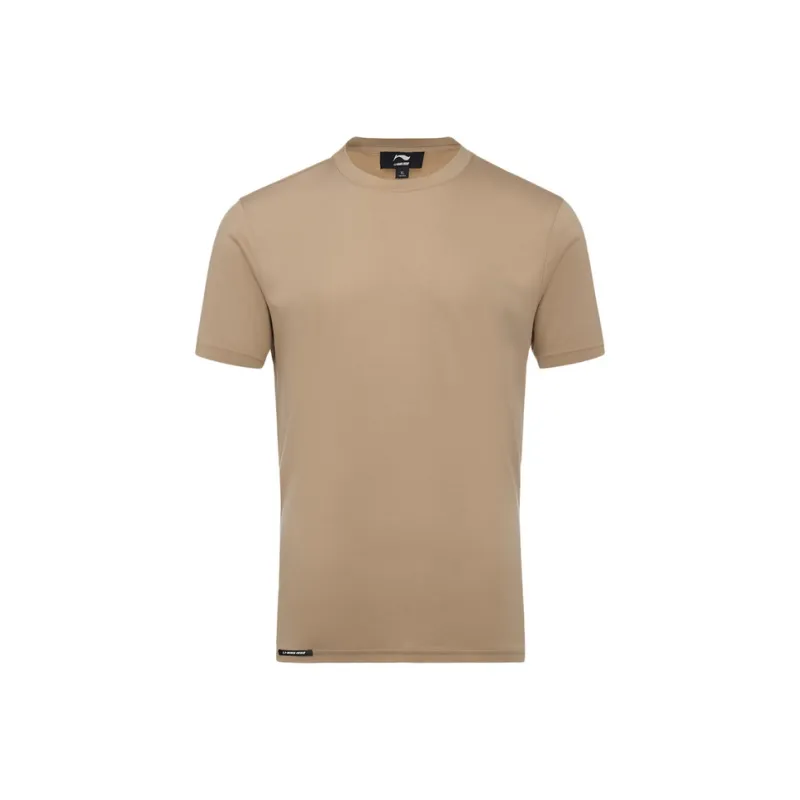 LI-NING 1990 Commuter Series T-Shirt Men's Incense Apricot-0
