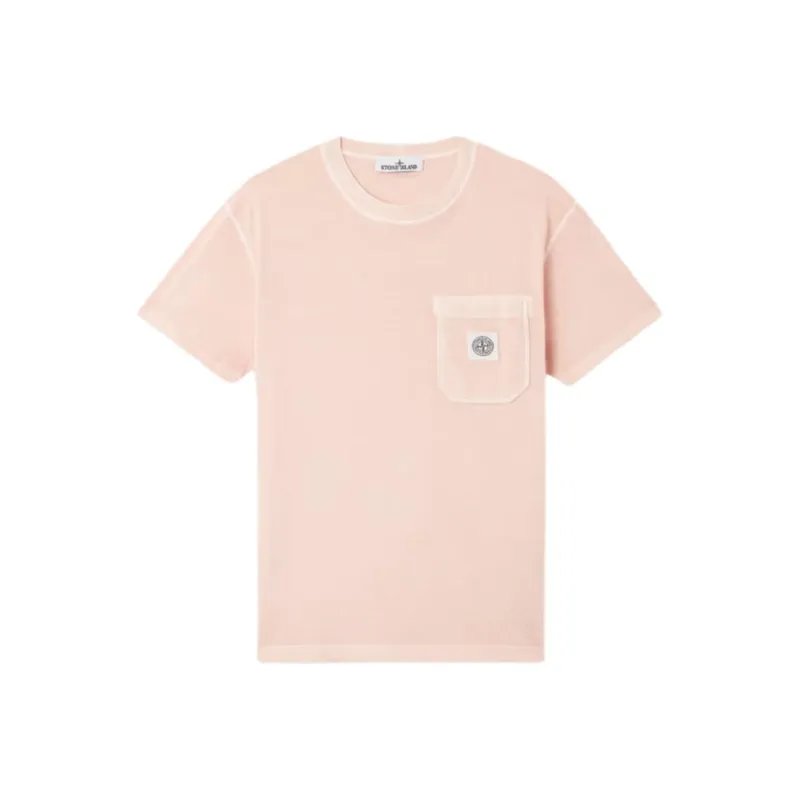 STONE ISLAND SS25 T Shirts Men Pink-0