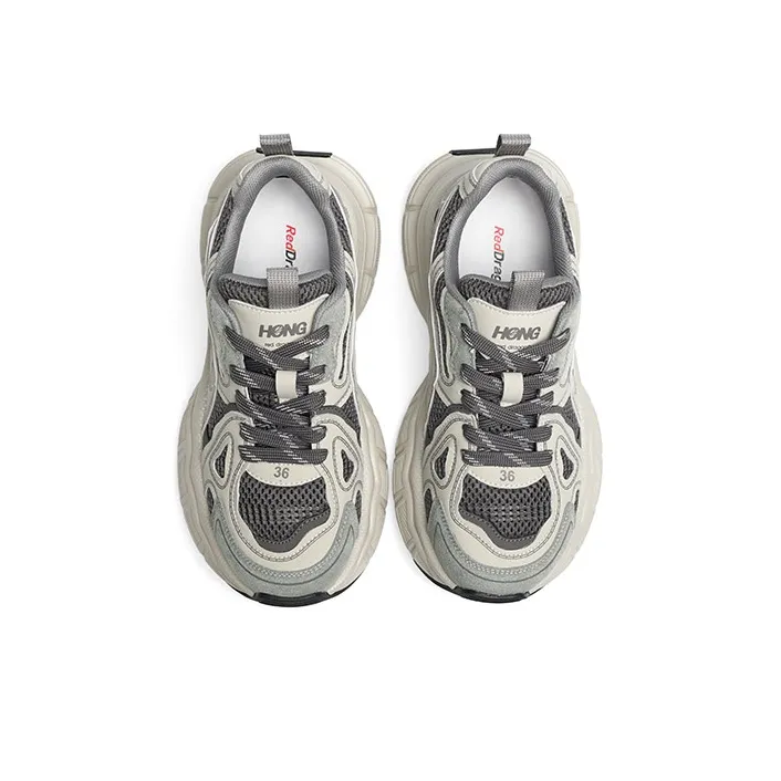 RED DRAGONFLY Low Top Chunky Sneakers Women's-8