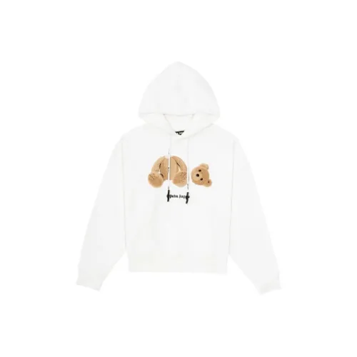 PALM ANGELS Embroidery Bear Hoodie