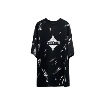 ANNAKIKI T Shirt Unisex Black Background Pattern