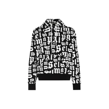 PALM ANGELS Broken Monogram Hoodie 