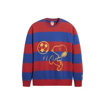 Levi's x Peanuts Sweatshirt Men's Red Blue