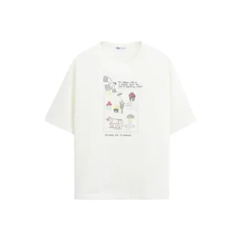 ZARA T-Shirt Men's Frosted White