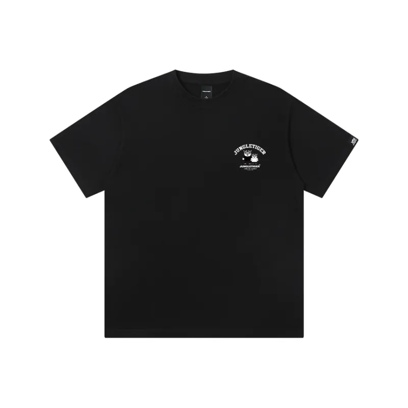 JUNGLE TIGER T Shirt Unisex Black-3