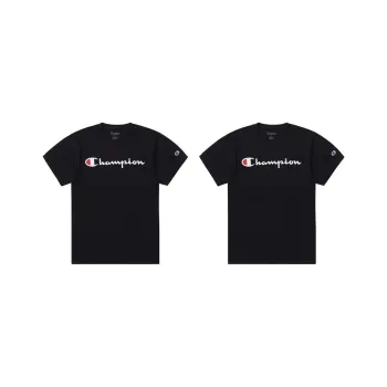 Champion T Shirt Unisex 2 Pack Black