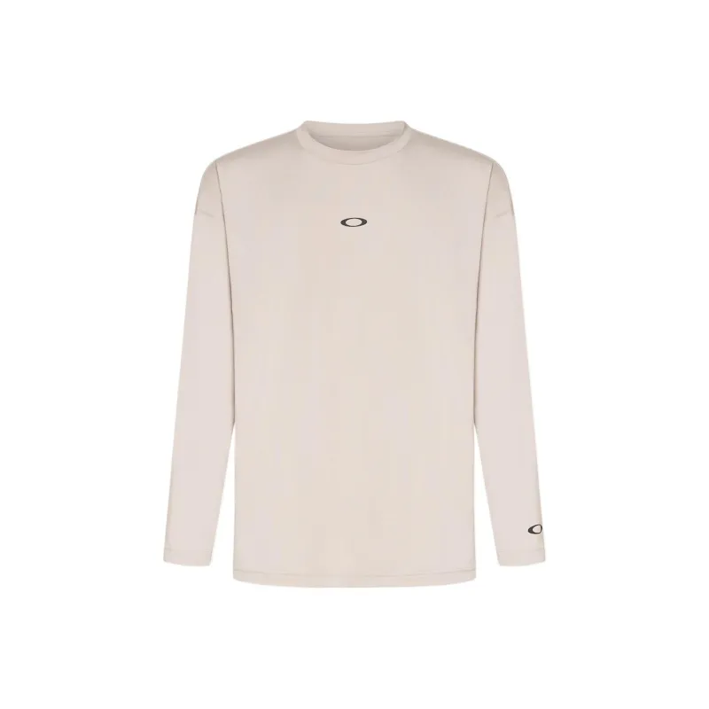 Oakley QD LS Tee Icon Evo T Shirt Men's Silver Gray-0
